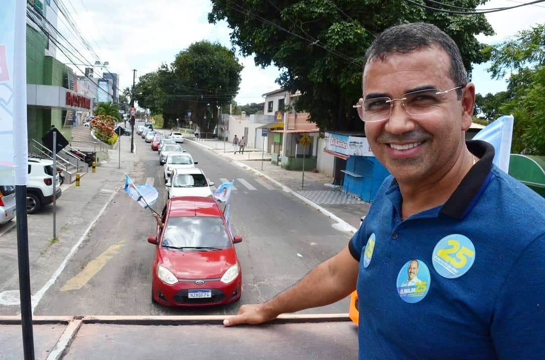 Júnior Borges inicia campanha vitoriosa com carreata surpresa