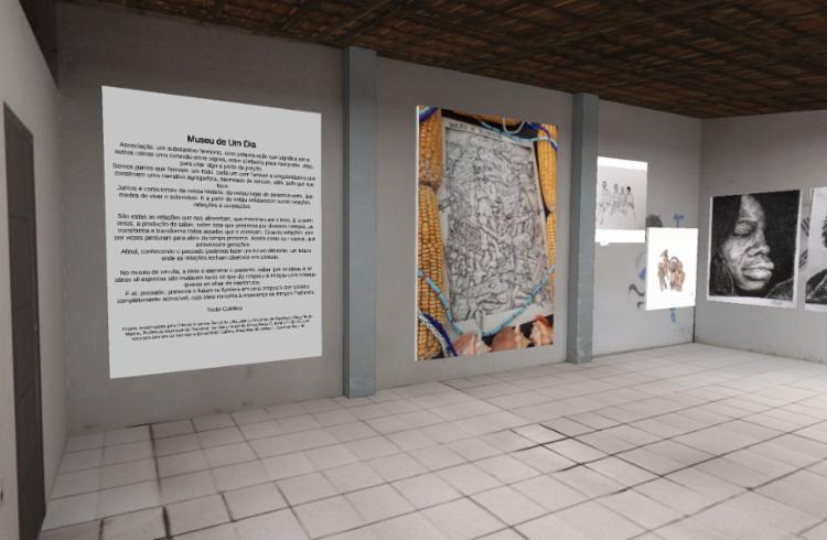 Museu de Um Dia recria espaço físico com projeto online em 3D