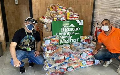 Programa de voluntariado da Coelba doa 10 toneladas de alimentos a instituições baianas